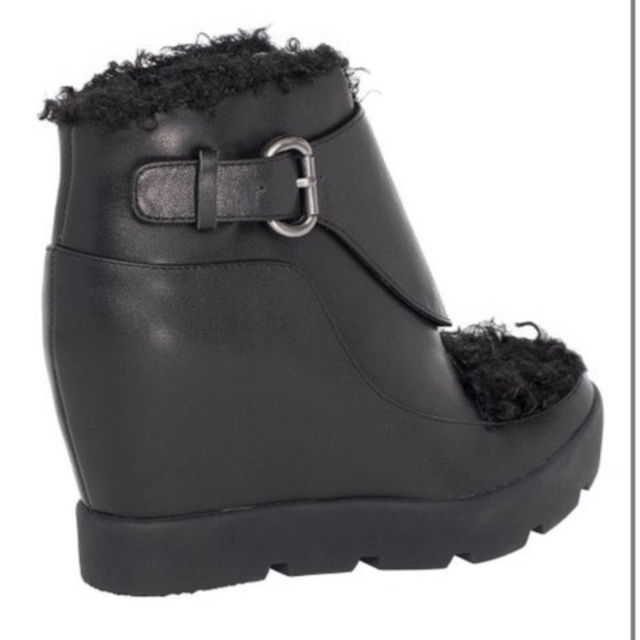 Leon Max Leather Wedge Boot - Picture 2 of 15